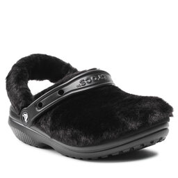 Crocs Šlepetės Crocs Classic Fur Sure 207303 Black