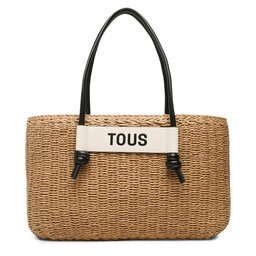 TOUS Geantă TOUS Capazo L Scoubidou 2001716959 Natural/Black