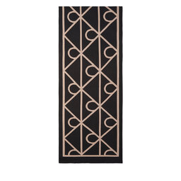 Calvin Klein Šalikas Calvin Klein Emblem Aop Jcq Fine Rib Scarf LV04D8051G Juoda