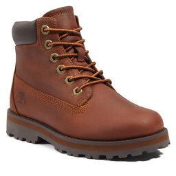 Timberland Schnürstiefeletten Timberland Courma Kid Traditional6In TB0A279Q3581 Md Brown Full Grain