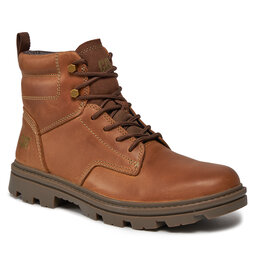 CATerpillar Schnürstiefeletten CATerpillar Practitioner Mid P725844 Dark Beige