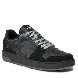 Calvin Klein Jeans Sportcipők Calvin Klein Jeans Basket Cupsole Low Lth Nbs Lum YM0YM00869 Black/Luminescent 00X