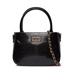 Monnari Kabelka Monnari BAG3710-M20 Czarne Lakierowane Croco
