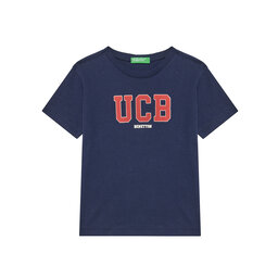 United Colors Of Benetton United Colors Of Benetton T-Shirt 3I1XG10HT Σκούρο μπλε Regular Fit
