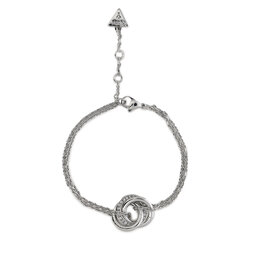 

Браслет Guess JUBB04 063JW RHODIUM, Срібний