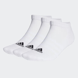 adidas Skarpety stopki unisex adidas Cushioned Low-Cut Socks 3 Pairs HT3434 white/black