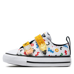 

Кеди Converse Chuck Taylor All Star Easy-On Doodles A07219C White/Yellow/Black, Білий