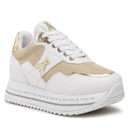 Patrizia Pepe Sneakers Patrizia Pepe PJ218.27 S Bianco/Platino
