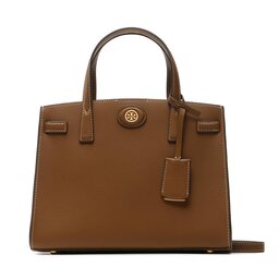 Tory Burch Borsetta Tory Burch Small Robinson Satchel 143194 Bistro Brown 244