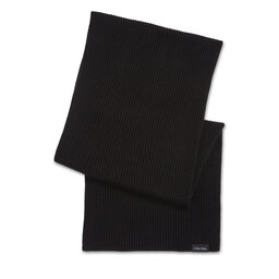 Calvin Klein Šallīte Calvin Klein Classic Cotton Rib Knit Scarf K50K510996 Ck Black BAX