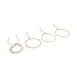 ONLY Zestaw 4 bransoletek ONLY 15284876 Light Gold