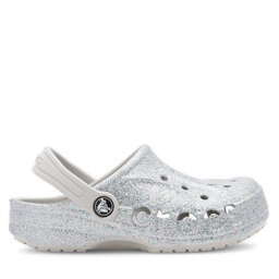 Crocs Παντόφλες Crocs BAYA GLITTER CLOG K 207015-040 Ασημί