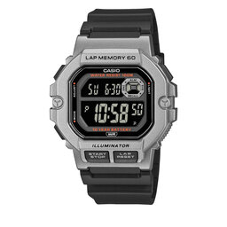 Casio Uhr Casio WS-1400H-1BVEF Black/Silver