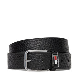 Tommy Jeans Cintura da uomo Tommy Jeans Tjm Scanton Texture 3.5 AM0AM13417 Nero