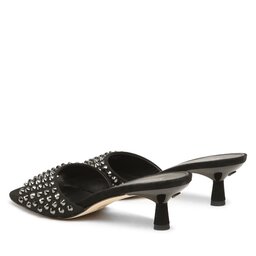 

Шльопанці MICHAEL Michael Kors Amal Kitten Sandal 40F2AMMA2S Black/Black, Чорний