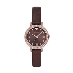 Emporio Armani Hodinky Emporio Armani Cleo AR11555 Rose Gold/Brown