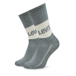 

Набір 2 пар високих жіночих шкарпеток Levi's® 701218215 Grey Combo, Сірий