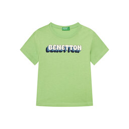 United Colors Of Benetton United Colors Of Benetton T-Shirt 3I1XG10HT Grün Regular Fit