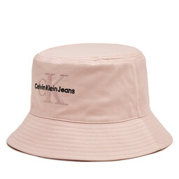 

Капелюх Calvin Klein Jeans Monogram Bucket Hat K60K611029 Peach Blush 0JW, Рожевий