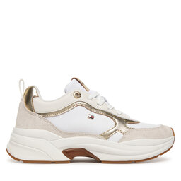 Tommy Hilfiger Sneakers Tommy Hilfiger Th Chunky Runner Metallic FW0FW09204 Écru