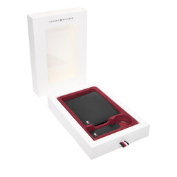 Tommy Hilfiger Geldbörse und Schlüsselanhänger Set Tommy Hilfiger Gp Eton Cc And Coin Pckt Keyfob AM0AM07931 Schwarz