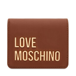 LOVE MOSCHINO Mali ženski novčanik LOVE MOSCHINO JC5612PP1NKD0312 Smeđa