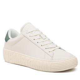 Tommy Jeans Sneakers Tommy Jeans Leather Outsole EM0EM01213 Ivory YBI