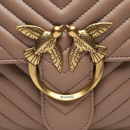 

Сумка Pinko Love Lady Puff Big Cl . AI 23-24 PLTT 100042 A0GK Beige D01Q, Коричневий