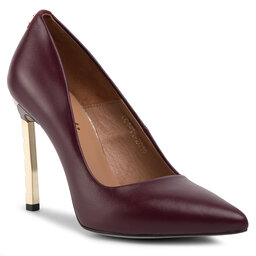 Zapatos hot sale bordo mujer