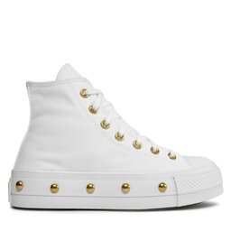 Converse Scarpe da ginnastica Converse Chuck Taylor All Star Lift Platform Star Studded A06787C Bianco