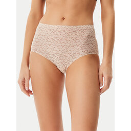 Chantelle Chantelle Klasične spodnje hlačke z visokim pasom Soft Stretch C11D70 Bež