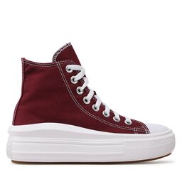 

Кеди Converse Ctas Move Hi A02430C Dark Beetroot/White/White, Бордовий