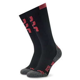 UYN Скиорски чорапи UYN S100035 Black/Pink Paradise B453