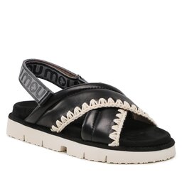 Mou Sandały Mou New Bio # 03 Criss-Cross Upper SW461004C Black/White
