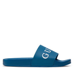 

Шльопанці Guess, Голубий
