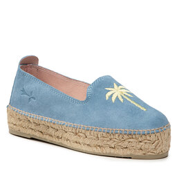 Manebi Espadrillas Manebi Slippers D G 6.5 D0 Placid Blue/Yellow Palm