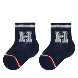 

Набір 2 пар високих дитячих шкарпеток Tommy Hilfiger 701224996 Navy Combo 001, Cиній