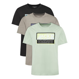 Jack&Jones Jack&Jones 3 db póló Logan 12284754 Színes Regular Fit