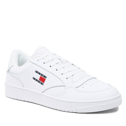 Tommy Jeans Sportcipő Tommy Jeans Retro Leather EM0EM01190 White YBS