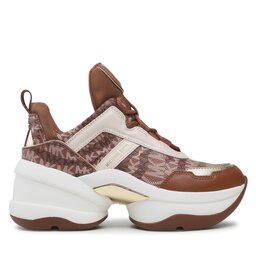 

Снікерcи MICHAEL Michael Kors Olympia Trainer 43F2OLFS1B Luggage, Коричневий