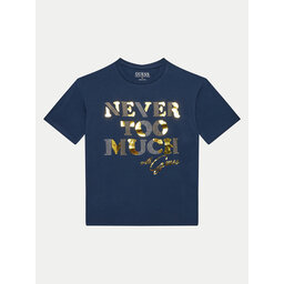 Guess Guess T-Shirt J4YI41 K6YW4 Μπλε Regular Fit