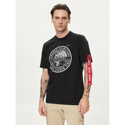 Aeronautica Militare Aeronautica Militare Marškinėliai 241TS2208J635 Juoda Regular Fit