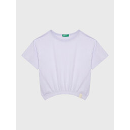 United Colors Of Benetton United Colors Of Benetton Majica 37YKC10AU Vijolična Boxy Fit
