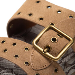 

Шльопанці Coach Ally Suede CA460 Peanut/Oak, Бежевий