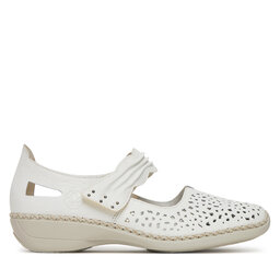 Rieker Pantofi Rieker 41399-80 Alb