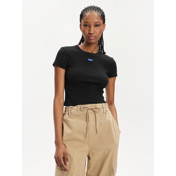 HUGO Hugo Póló Baby 50510749 Fekete Slim Fit
