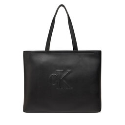 Calvin Klein Jeans Torebka Calvin Klein Jeans Sculpted Slim Tote LV04K3070G Czarny