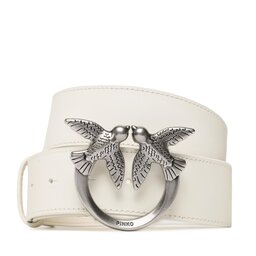Pinko Dambälte Pinko Love Berry H4 Belt PE 23 PLT01 100120 A0F1 White Z14O