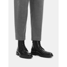 GINO ROSSI Schnürschuhe Gino Rossi EO-UBERTO-02 125AM Schwarz