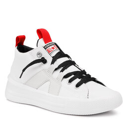 Converse Sneakers aus Stoff Converse Ctas Ultra Mid 272787C White/Black/University Red
